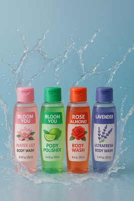 BLOOM YOU Essence of Nature Body Wash – 400 ml Set(4 Items in the set)