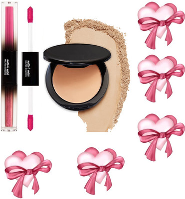 ADJD MATTE FINISH POWDER WITH METAL EYE SHDAOW(2 Items in the set)