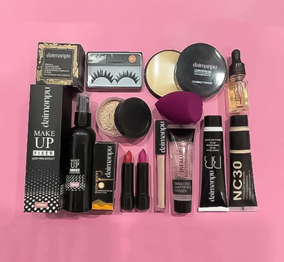 DAIMANPU 12 Set Makeup Combo Kit for Women Full Coverage and matte Kit(12 Items in the set)