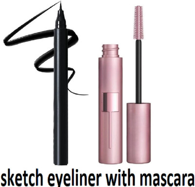 Neycare new eyeliner with mascara easy to use perfect pack of 2(2 Items in the set)