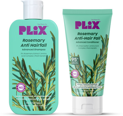 The Plant Fix Plix Anti Hairfall Regime| Advanced Shampoo-Conditioner(2 Items in the set)