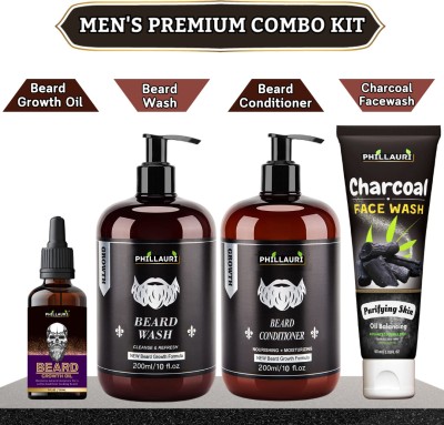 Phillauri Beard Care Combo Kit All in One Kit(4 Items in the set)