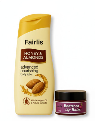 Fairlis Lip Balm and Lotion Kit for Winter-Ready Hydrated Skin(2 Items in the set)