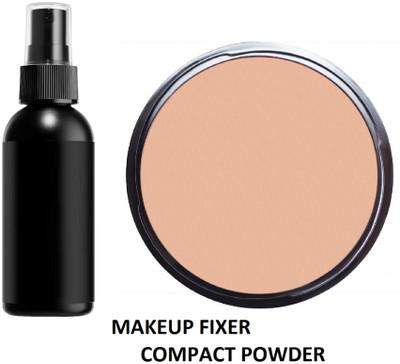 Neycare BEST FIXER FOR MAKEUP WITH COMPACT POWDER COMBO KIT PACK OF 2(2 Items in the set)
