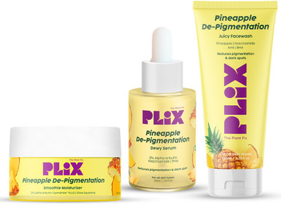 The Plant Fix Plix Pineapple Pigmentation Skincare Kit For Dark Spot Removal(3 Items in the set)