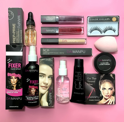 DAIMANPU Face makeup combo set , Makeup combo Kit, Full Makeup Set(10 Items in the set)