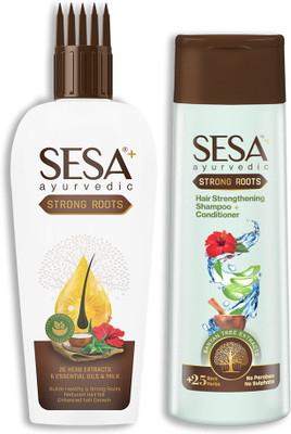 SESA STRONG ROOTS COMBO PACK SHAMPOO AND HAIR OIL(2 Items in the set)