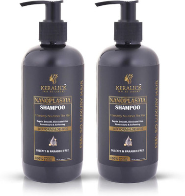 KERALICK Nano Plastia Shampoo - Straightens, Shines & Controls Frizz, Anti-Dandruff(1 Items in the set)