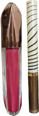 Luipui BEAUTIFUL MAROON LIPSTICK AND BROWN EYE LINER COMBO(1 Items in the set)
