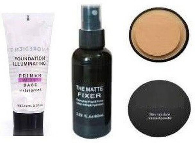 Lenon Makeup Primer, Fixer & Compact Set(3 Items in the set)