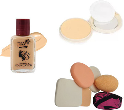 DA.VE Compact+Foundation+Benders n puff(4 Items in the set)