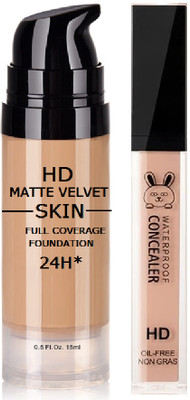 ADJD 24 H FOUNDATION WITH FULL COVRAGE CONCEALER(2 Items in the set)