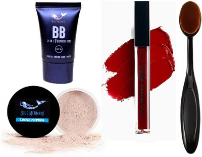 BLUEMERMAID Professional new makeup combo for long lasting makeup(4 Items in the set)