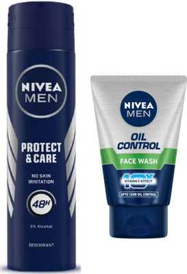 NIVEA portect care male deo Oil Control100ml FW(2 Items in the set)