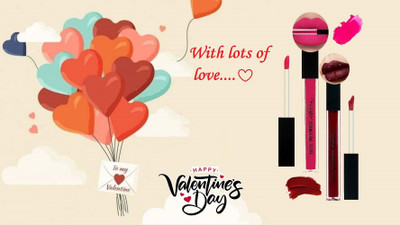 BLUEMERMAID EYE CATCHING LOOK LIPSTICK FOR THIS VALENTINE DAY(2 Items in the set)