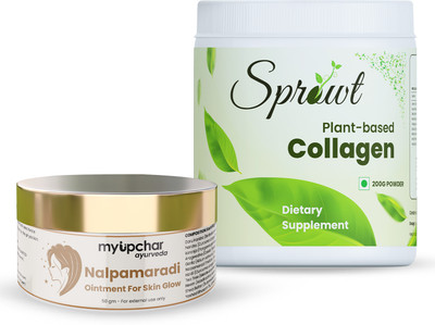 myUpchar Ayurvedic Anti-Ageing Combo with Nalpamaradi + Collagen(2 Items in the set)