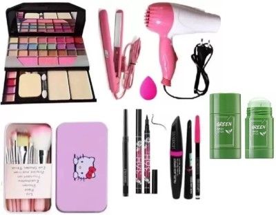 Zailie PROFESSIONAL BEAUTY MAKEUP KIT FOR GIRL & WOMEN(17 Items in the set)