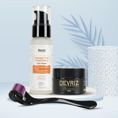 DEVRIZ PROFESSIONAL Face Roller With Serum & Primer Combo(3 Items in the set)