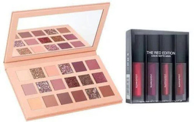 MISTY ALLE 1 nde shadow with 4 in 1 red lipsticks(5 Items in the set)