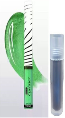 Luipui green eye liner and grey eye shadow pack of 2(1 Items in the set)