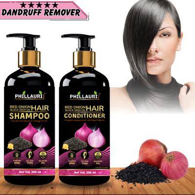 Phillauri Blackseed Shampoo & Conditioner All Type of Hair Problem Herbal Growth Hair(2 Items in the set)