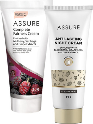 ASSURE Complete fairness cream & Anti-Ageing Night Cream(1 Items in the set)