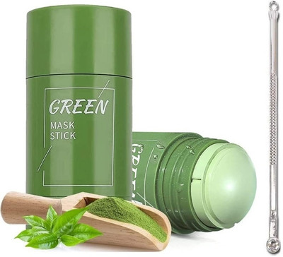 GABBU Green Tea Mud Mask Deep Cleaning Oil Control(2 Items in the set)