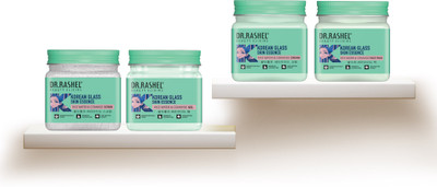 DR.RASHEL Korean Mini Jars Combo (Scrub, Gel, Cream, Face Pack)(4 Items in the set)