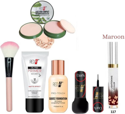 RED4 R4 makeup combo pack of 6(6 Items in the set)