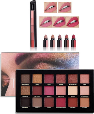 ghorela g 1 Rozi Golden Makeup Kit + 5-in-1 Mini Lipstick (Pack of 2)(1 Items in the set)