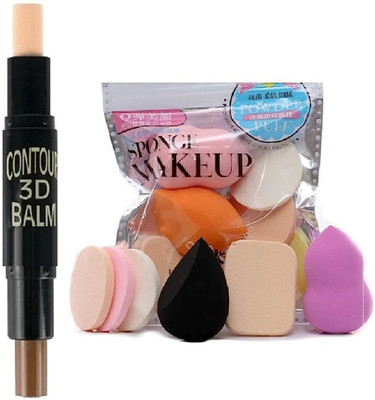 marchid LOWPRICE 6-in-1 Makeup Sponge wit contour stick combo