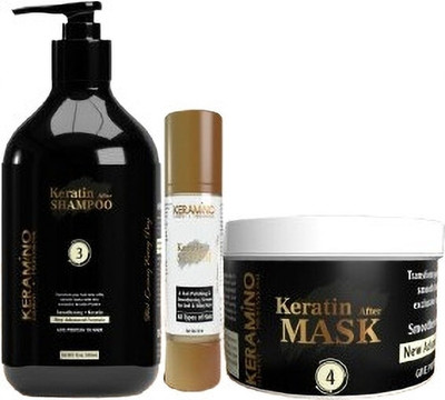 KERAMINO ELEMENT PROFESSIONAL Keratin Shampoo & Keratin Mask(3 Items in the set)