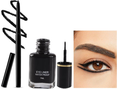 Wonholli Liquid Matte Eyeliner & Intense Pigment Cryoan Kajal(2 Items in the set)