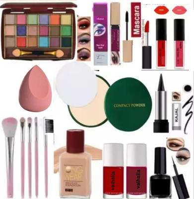 Valhalla all in one daily use face makeup combo for women & girls(12 Items in the set)
