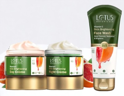 Lotus Botanicals BOTANICALS VITAMIN C DAY NIGHT CREAM WITH FACEWASH(3 Items in the set)