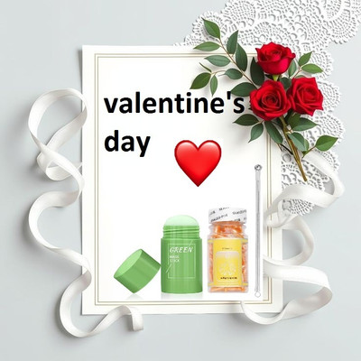 GFSU - GO FOR SOMETHING UNIQUE Green Tea Purifying Clay Stick,facial capsule, Blackhead remover needle(3 Items in the set)