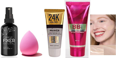nn best combo makeup set long lasting easy to use matte finish all skin type(4 Items in the set)