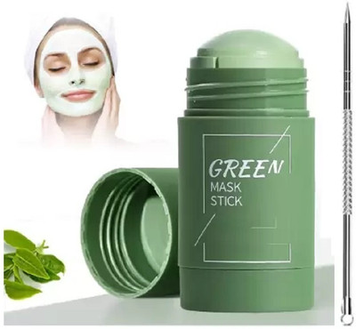 Wonholli Green Tea Facial Detox Mud Mask Acne Pimple Remover Tool(2 Items in the set)