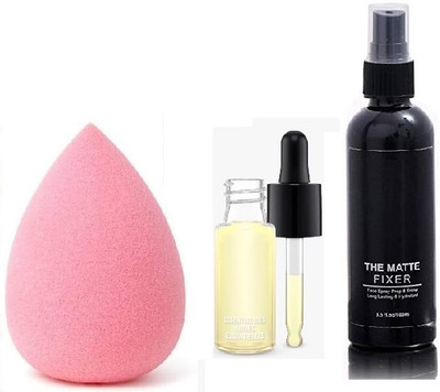 SEUNG PROFESSIONAL COMBO OF SMALL SERUM WITH MAKEUP BLENDER & FIXER(3 Items in the set)