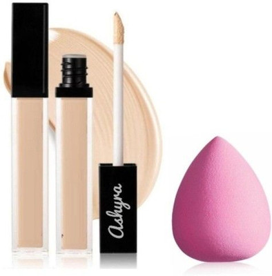 Ashyra Full Coverage Liquid Concealer, Matte & Poreless + 1Pc(2 Items in the set)