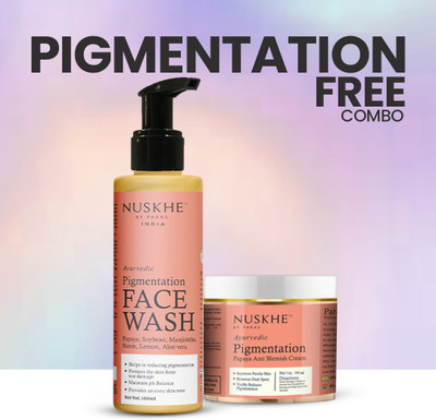Nuskhe By Paras Pigmentation Free Combo | Ayurvedic | Anti Blemish | Regulates Melanin |(2 Items in the set)