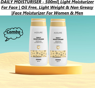 ASSURE DAILY MOISTURISER ENRICHED WITH MANGO BUTTER PACK OF 2(500 ml)