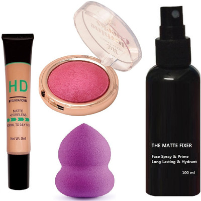 Neycare soft and smooth for all skin type perfect new makeup combo set pack of 4(4 Items in the set)