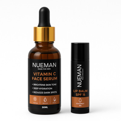 Nueman Vitamin C Serum + Lip Balm(2 Items in the set)