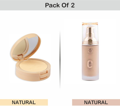 MATTLOOK Perfect Oil Control Compact+Pore Oil Control Full Coverage Foundation Combo-35(2 Items in the set)