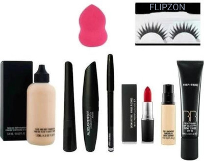 FLIPZON Makeup Cosmetics combo kit set of 9(9 Items in the set)