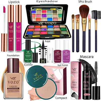 VOZO One-stop Beauty Package for Beginners and Professionals 271(15 Items in the set)
