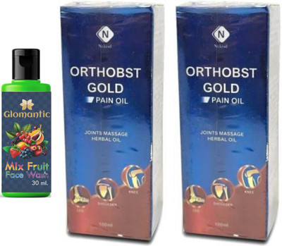 glomantic Mix Fruit Face Wash & Orthobst Gold Pain Oil 2pcs(2 Items in the set)
