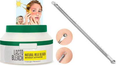 REIMICHI TAN REMOVAL CREAM WITH BLACKHEAD AND WHITEHEAD NEEDLE FOR FACE(2 Items in the set)