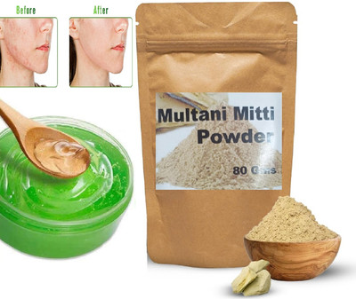 MYEONG Multani Mitti face Powder + Aloe Vear Gel Skin Care & Face Pack Combo(2 Items in the set)